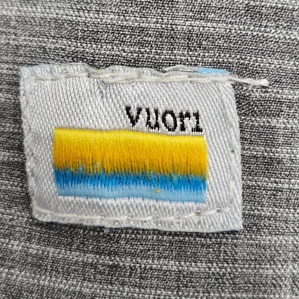 Vuori Cruise Boardshorts Mens XXL Grey‎ White Stripe Performance Swim V330